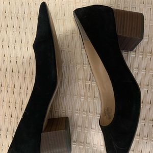 Sole Society Black kid suede. Size 9M. Barely worn. Andorra.